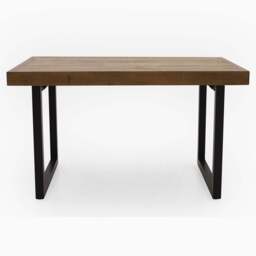 Detroit Dining Table - 135cm Dining Table Oaklands & Rustic Natural Finish - thumbnail 1