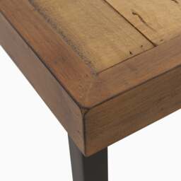 Detroit Dining Table - 135cm Dining Table Oaklands & Rustic Natural Finish - thumbnail 5