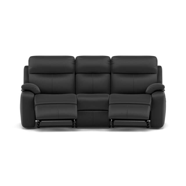 G Plan Kingsbury 3 Seater Curved Recliner Sofa - 3 Seater Power Recliner Curved Sofa Double with USB Grade L - Power Recliner with USB - L852 Cambridge Petrol Blue - image 1