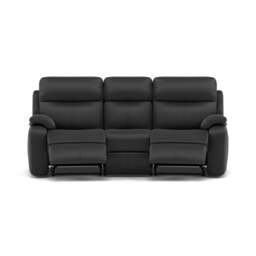 G Plan Kingsbury 3 Seater Curved Recliner Sofa - 3 Seater Power Recliner Curved Sofa Double with USB Grade L - Power Recliner with USB - L852 Cambridge Petrol Blue - thumbnail 1