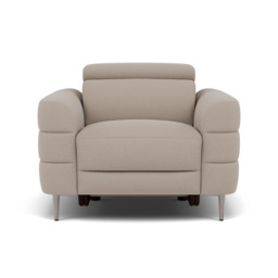 Hoy Armchair - Chair Static W/Manual Headrest Fabric - CU9101-5-UK Oxford Beige