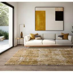 Karis Portrait Gold Rug - Portrait Gold 160 x 230cm - 160cm x 230cm - thumbnail 2