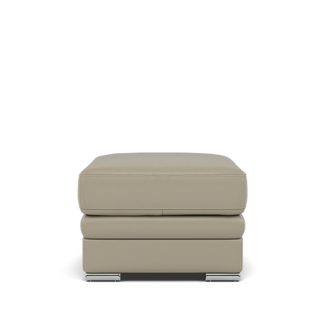 Gino Storage Footstool - Storage Stool Cat 60 - Cat-60/23 Montana Lead Grey / Metal Feet - image 1