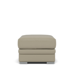 Gino Storage Footstool - Storage Stool Cat 60 - Cat-60/23 Montana Lead Grey / Metal Feet - thumbnail 1