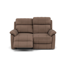 Fara 2 Seater Recliner Sofa - 2 Seater with 2 Power Recliners Fabric - Power Recliner with USB - BFA-MAD-05 DARK TAUPE - thumbnail 1