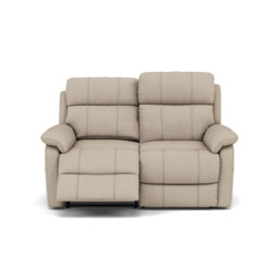 Fara 2 Seater Recliner Sofa - 2 Seater with 2 Power Recliners Cat 25S - Power Recliner with USB - NCS-039C PEBBLE - thumbnail 1