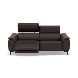 Nicoletti La Scala 3 Seater Sofa Power Recliner Lumbar Support  - 3 Seater Sofa Power Recl Lumber Support CK Botero - Power With Power Headrest Footrest Lumbar & USB - Botero 2157 Testa Di Moro - thumbnail 1