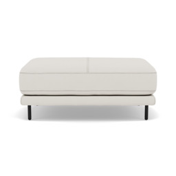 Morris Large Footstool - Rectangular footstool A Cat 25 - NC-744D STAR WHITE - thumbnail 1