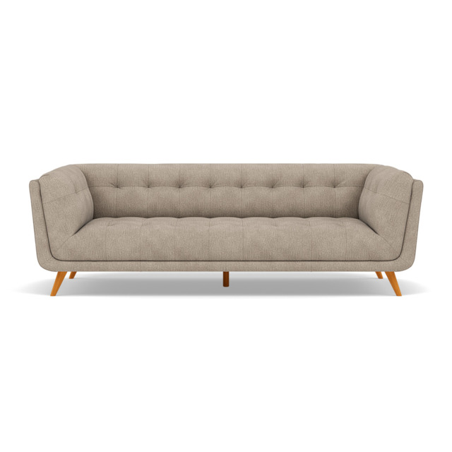 Siena 3 Seater Sofa - 2.5 Seater Sofa F8 + Cat 60 - Darwin Mink 50366+Cat 60/06 - image 1