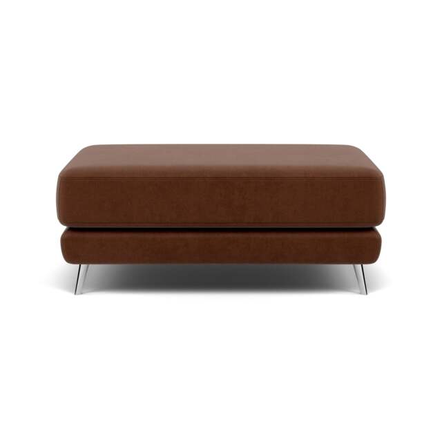 Bolero Footstool - Rectangular Footstool A Fabric - SFA-PEY-06 CARAMEL - image 1