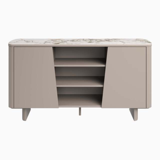 Celestia Sideboard White - Sideboard White Ceramic - image 1