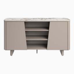 Celestia Sideboard White - Sideboard White Ceramic - thumbnail 1