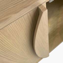 Camden Display Cabinet - Display Cabinet Light Oak - thumbnail 6