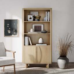 Camden Display Cabinet - Display Cabinet Light Oak - thumbnail 2