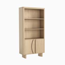 Camden Display Cabinet - Display Cabinet Light Oak - thumbnail 3