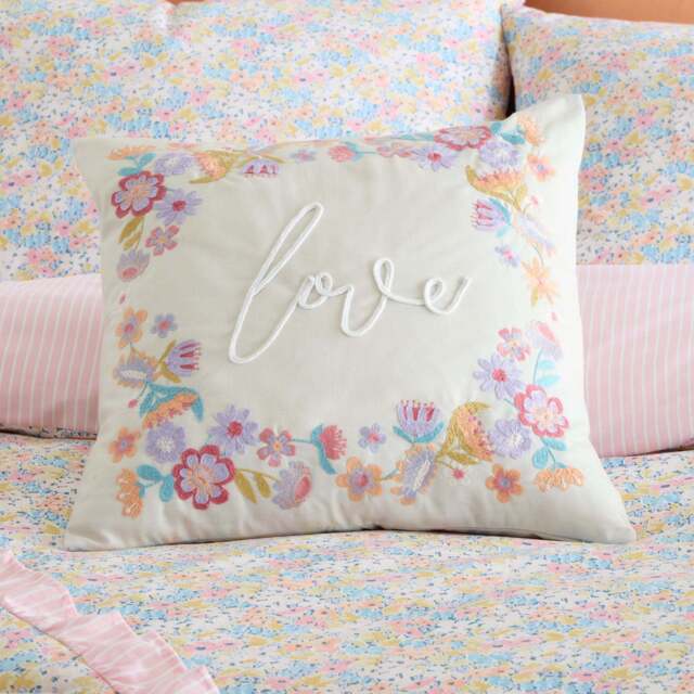 Catherine Lansfield Love Cushion - SALE Love Cushion - image 1