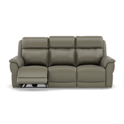 Juno 3 Seater Recliner Sofa - 3 Seater Power Recliner Sofa with USB Cat 60 - Power Recliner with USB - Cat-60/20 Montana Pewter - thumbnail 1
