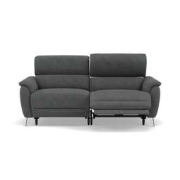 Sol 3 Seater Recliner Sofa - 3 Seater Power Recliner Sofa with Head Tilt F8 - Darwin Mink 50366 - thumbnail 2