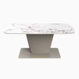 Celestia Coffee Table White - Coffee Table White Ceramic - thumbnail 1