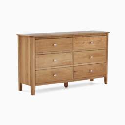 Bexley 3 + 3 Drawer Chest - 3 + 3 Drawer Chest Oak - thumbnail 3