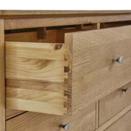Bexley 3 + 3 Drawer Chest - 3 + 3 Drawer Chest Oak - thumbnail 5