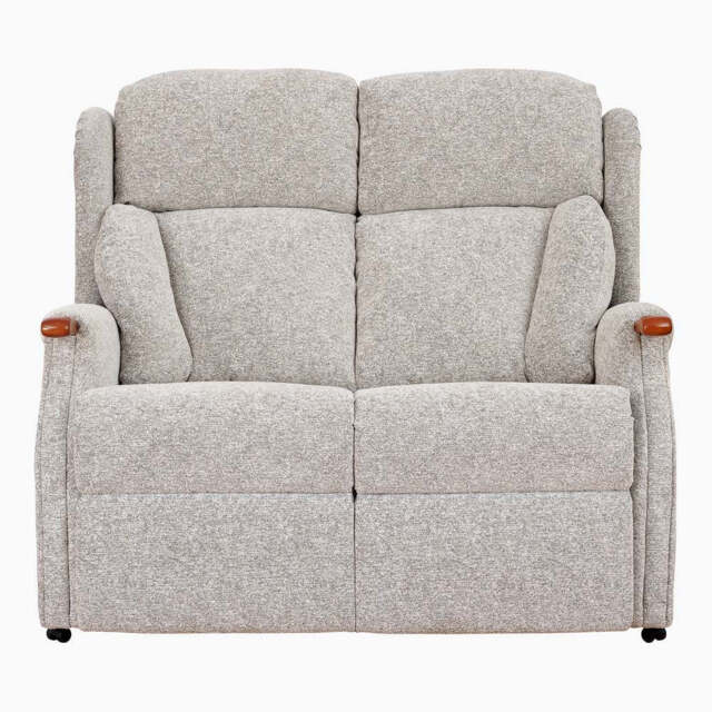 Canterbury 2 Seater Sofa - Fixed 2 Seater Leather - No Knuckle / Como Sable - image 1