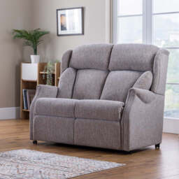 Canterbury 2 Seater Sofa - Fixed 2 Seater Leather - No Knuckle / Como Sable - thumbnail 2