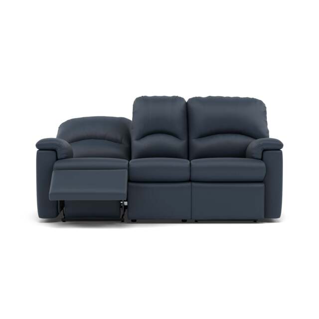 G Plan Chloe 3 Seater Recliner Sofa - 3 Seater Power Recliner Sofa (Left) Grade L - Left Hand Recliner - L851 Cambridge Navy - image 1
