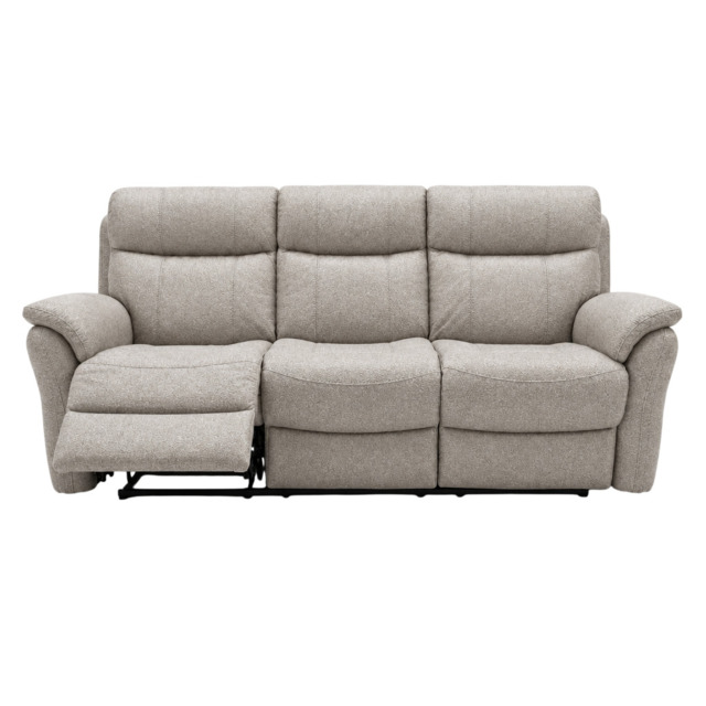 Cava 3 Seater Power Recliner - 3 Seater Sofa 2 Power Recliners Fabric - Power Recliner with USB - BFA-BLJ-22 DOVE GREY - image 1