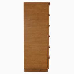 Serene 6 Drawer Wellington Cabinet - 6 Drawer Wellington Chest Oak / Oak Veneer - thumbnail 4
