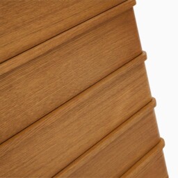 Serene 6 Drawer Wellington Cabinet - 6 Drawer Wellington Chest Oak / Oak Veneer - thumbnail 5