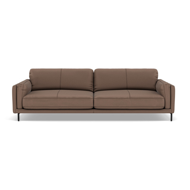 Morris 3 Seater Sofa - 2.5 Seater Sofa Fabric - BFA-MAD-05 DARK TAUPE - image 1