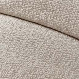 Catherine Lansfield Crinkle Seersucker Natural Duvet Set - Crinkle Seersucker Natural Duvet Set King - thumbnail 3