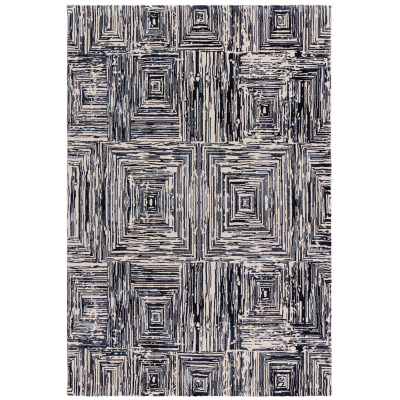 Karis Portrait Navy Rug - Portrait Navy 160 x 230cm - 160cm x 230cm - image 1
