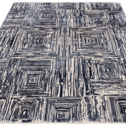 Karis Portrait Navy Rug - Portrait Navy 160 x 230cm - 160cm x 230cm - thumbnail 3