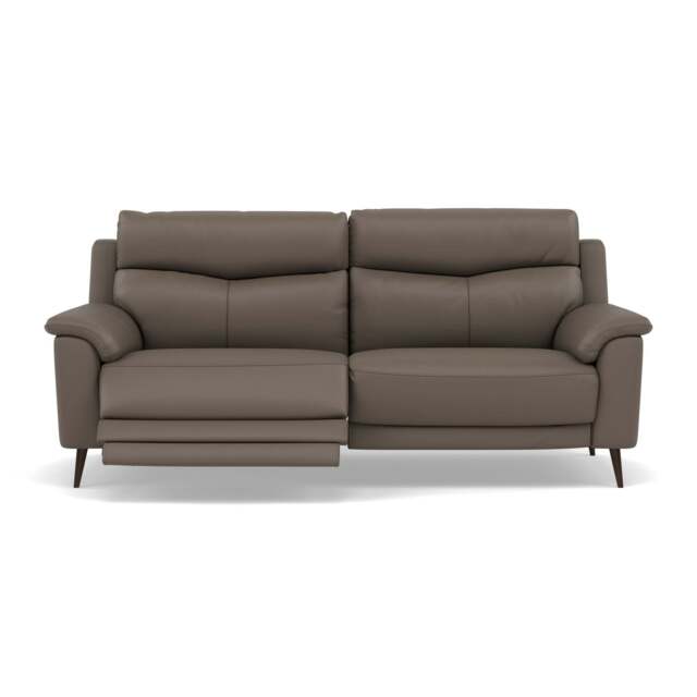 Revel 3 Seater Recliner Sofa - 2.5 Seater Sofa with 2 Power Recliners Cat 20S - Power Recliner with USB - NWS-042E ELEPHANT - image 1