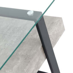 Newton Rectangular Coffee Table - Rectangular Coffee Table Light Concrete - thumbnail 7