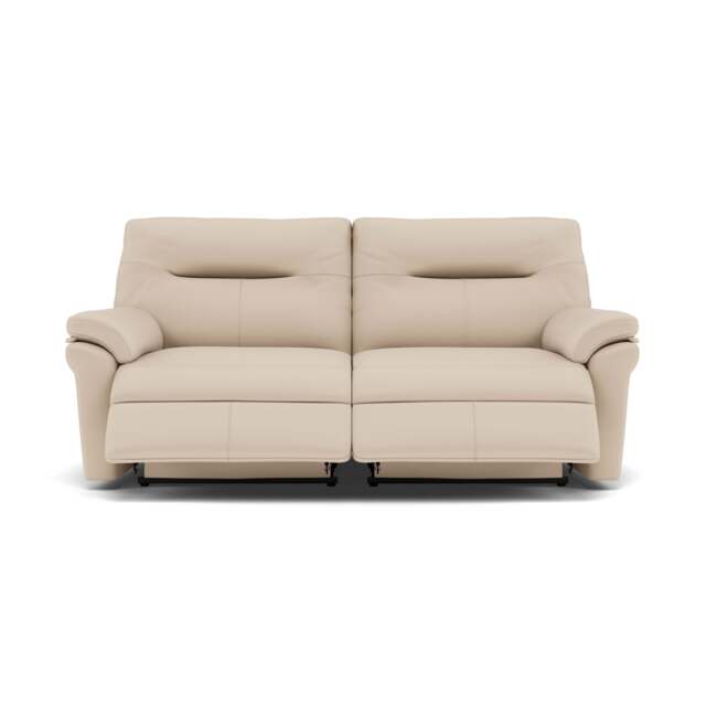 G Plan Seattle 3 Seater Recliner Sofa - 3 Seater Power Double Recliner with USB Grade L - Power Recliner with USB - L843 Cambridge Stone - image 1