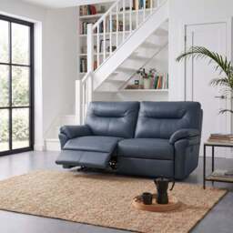 G Plan Seattle 3 Seater Recliner Sofa - 3 Seater Power Double Recliner with USB Grade L - Power Recliner with USB - L843 Cambridge Stone - thumbnail 2