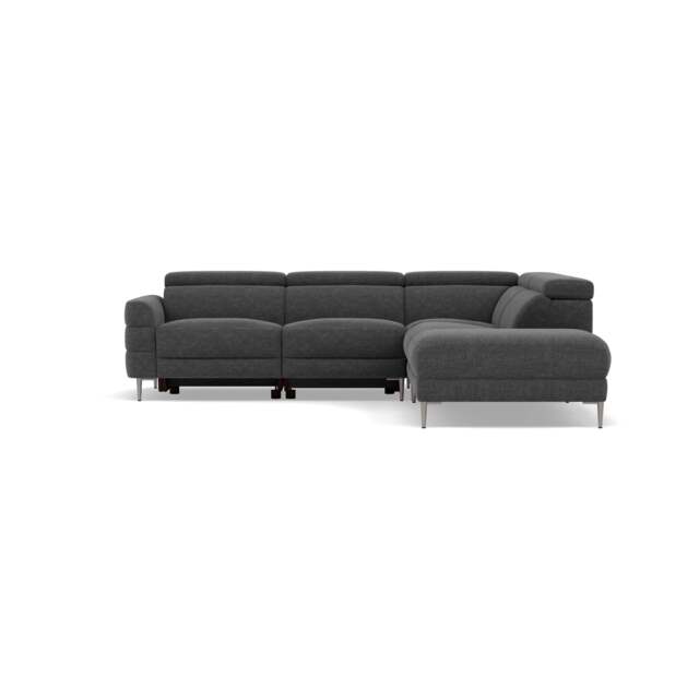 Hoy Corner Sofa - Combination 1 - Left Hand Facing Sofa Corner Group Fabric - Left Hand Facing - KB-1281-UK Darwin Charcoal - image 1