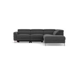 Hoy Corner Sofa - Combination 1 - Left Hand Facing Sofa Corner Group Fabric - Left Hand Facing - KB-1281-UK Darwin Charcoal - thumbnail 1