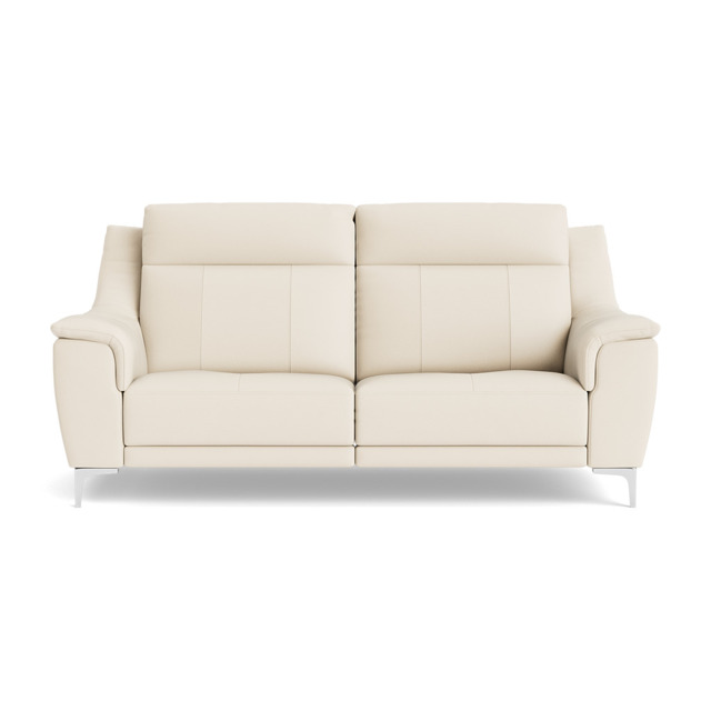 Nicoletti Carmen 3 Seater Sofa - 3 Seater Sofa CB - Feet: Shiny Metal / Torello PS Bianco 93 - image 1