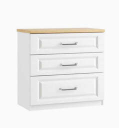Sorrento 3 Chest of Drawers - 2 Drawer Gents Robe 1 Deep Drawer - thumbnail 1