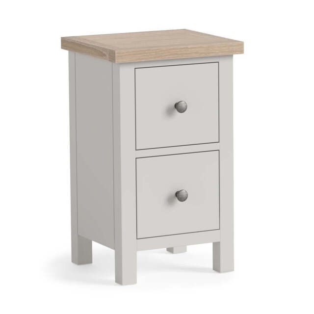 Elmstead Grey Narrow Bedside - Narrow Bedside Stone Grey - image 1
