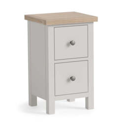 Elmstead Grey Narrow Bedside - Narrow Bedside Stone Grey