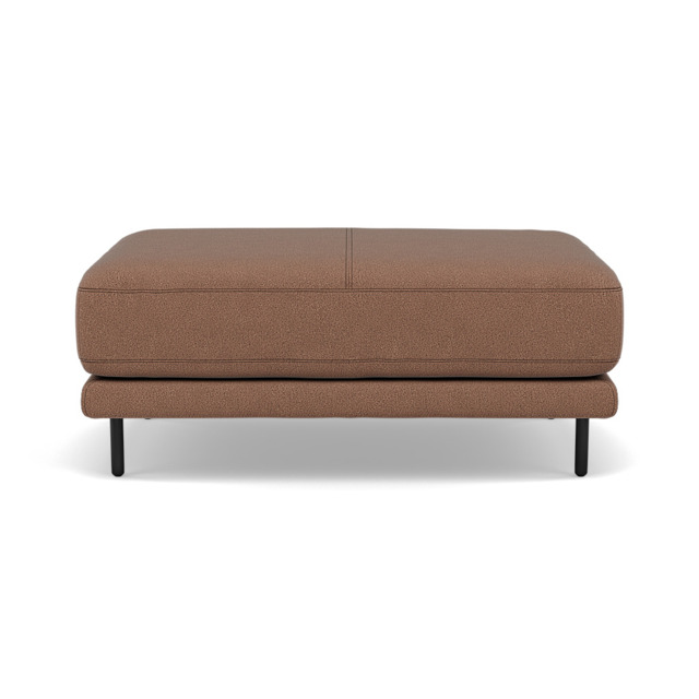 Morris Large Footstool - Rectangular footstool A Fabric - BFA-BLJ-04 TOBACCO - image 1