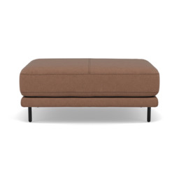 Morris Large Footstool - Rectangular footstool A Fabric - BFA-BLJ-04 TOBACCO