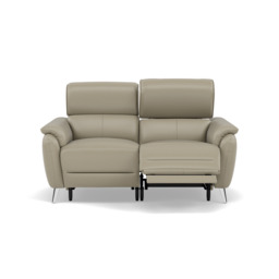 Sol 2 Seater Recliner Sofa - 2 Seater Power Recliner Sofa with Head Tilt Cat 60 - Cat-60/23 Montana Lead Grey
