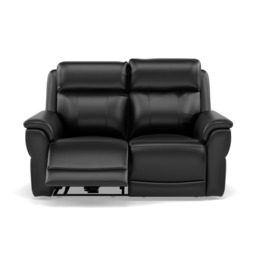 Juno 2 Seater Recliner Sofa - 2 Seater Sofa 2 Power Recliners Lumbar Support Cat 55 - Power with Power Lumbar & USB - Cat-55/72 New Club Dark Grey - thumbnail 1