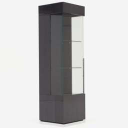 Pesaro Display Cabinet - 1 Door Curio Cabinet Left - Left Hand Facing - thumbnail 5